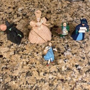 Wizard of Oz Ornaments set of 5